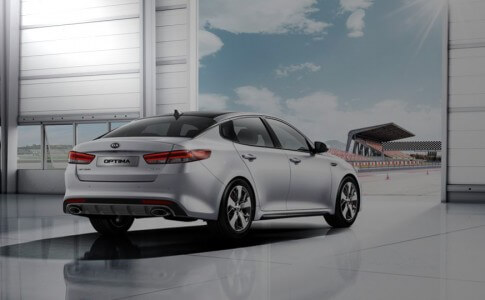 La version européenne de Kia Optima en avant première du Salon de Francfort 2015