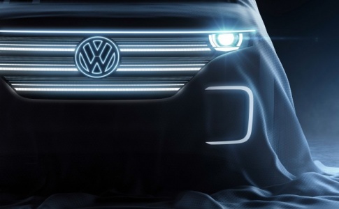 Le concept-car électrique présenté par Volkswagen lors du salon CES 2016